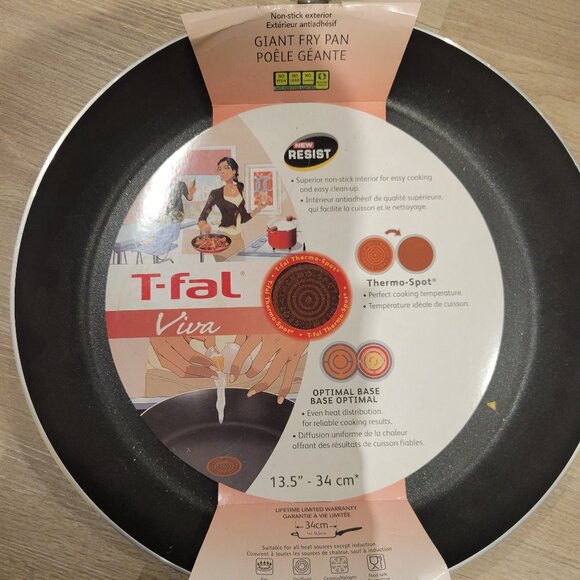 T-FAL Viva Giant Frying Pan 13.5" (Non-stick) -- BRAND NEW - Picture 2 of 5